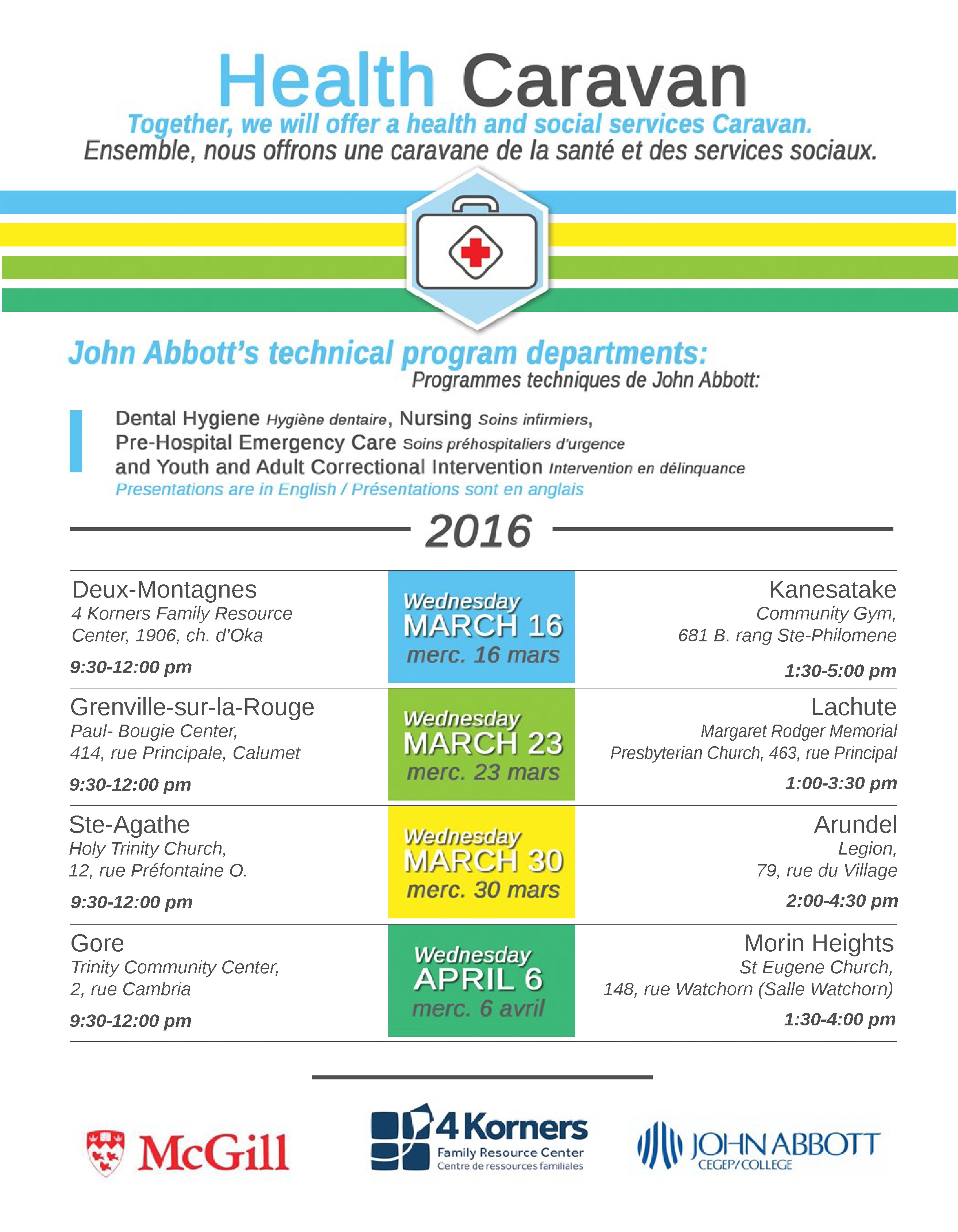 2016 -Health Caravan calendar-page-0